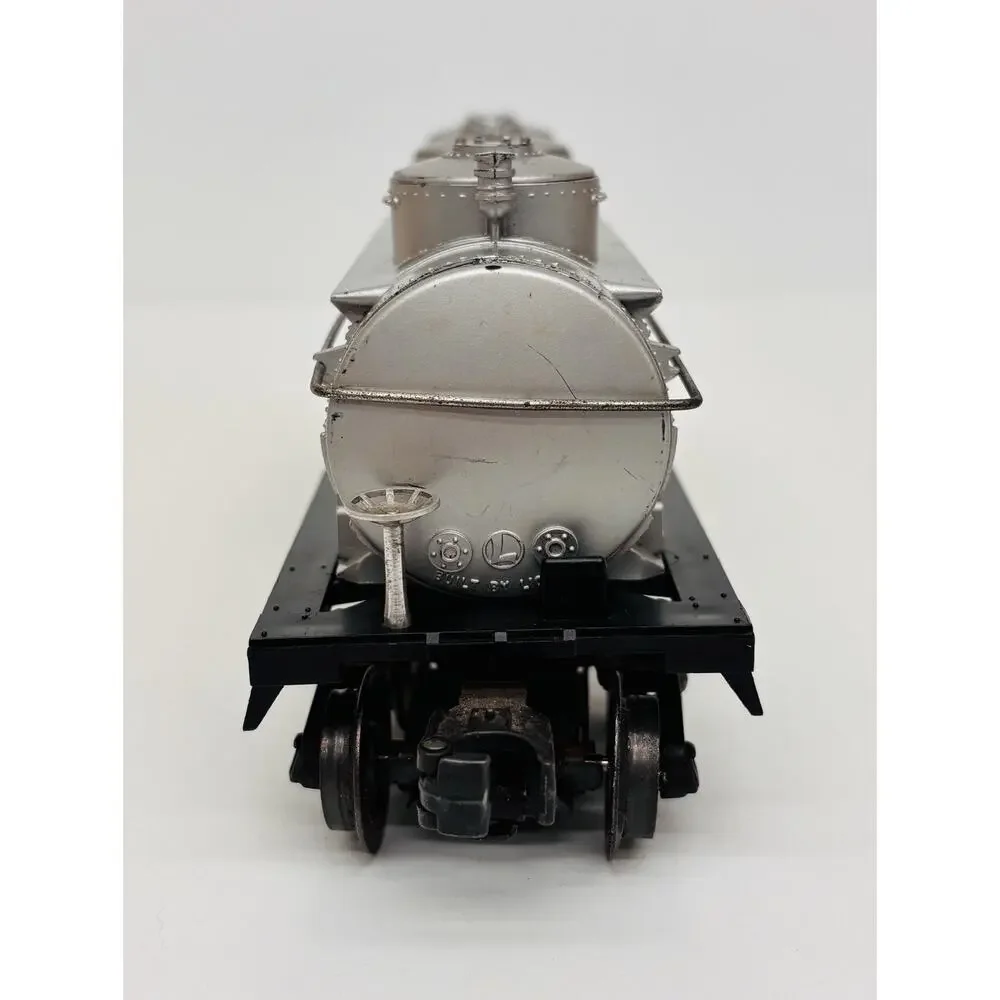 Lionel Postwar Sunoco Triple 3 Dome Tank Car 6415 w/ Original Box Variation B